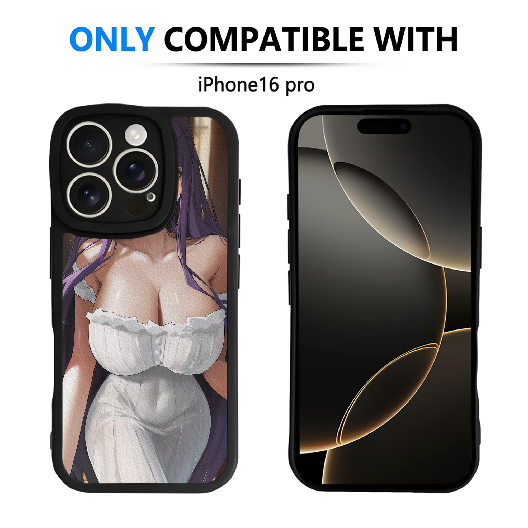 （画像用） 葬送のフリーレン Frieren 【iPhone 16シリーズ対応】シリコンスマホケース（レザー調） 材質：シリコン